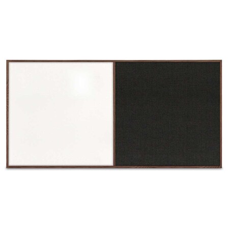 United Visual Products Enclosed Corkboard, 3 Door, 96"x48", 4" Fra, UV3406-GOLD-CLOUD UV3406-GOLD-CLOUD